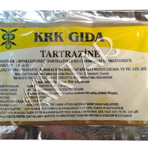 Krk Toz Gıda Boyası 9 gr. (Sarı)