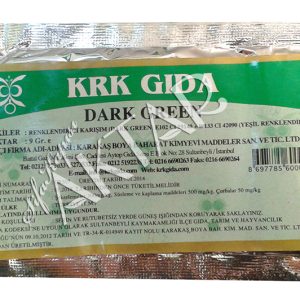 Krk Toz Gıda Boyası 9 gr. (Yeşil)