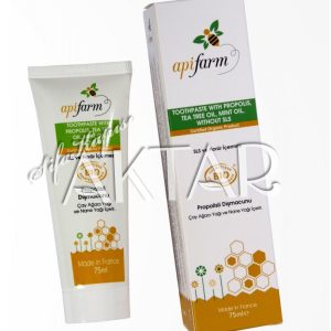 APIFARM Organik Diş Macunu (Propolis, Çay Ağaçı Yağı, Naneli) 75ml