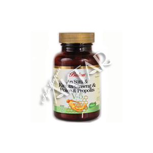 Balen Arı Sütü & Kırmızı Ginseng & Polen & Propolis V-5 1000 MG X 60 Kapsül