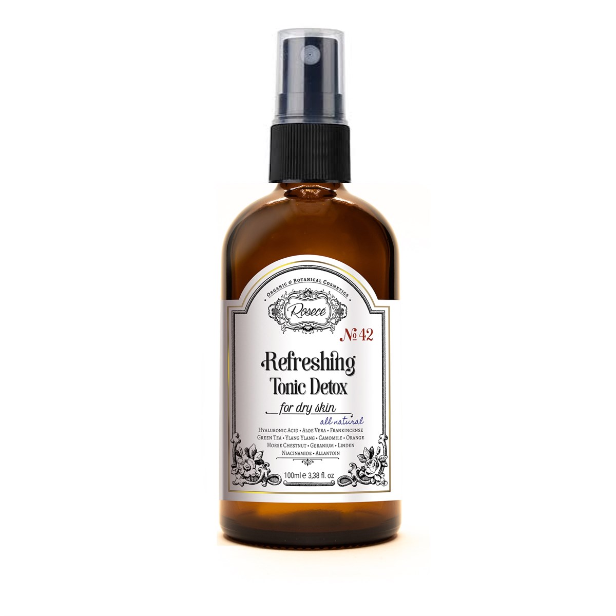Rosece Canlandırıcı Tonik / Detox / Tüm Ciltler için 100 ml.