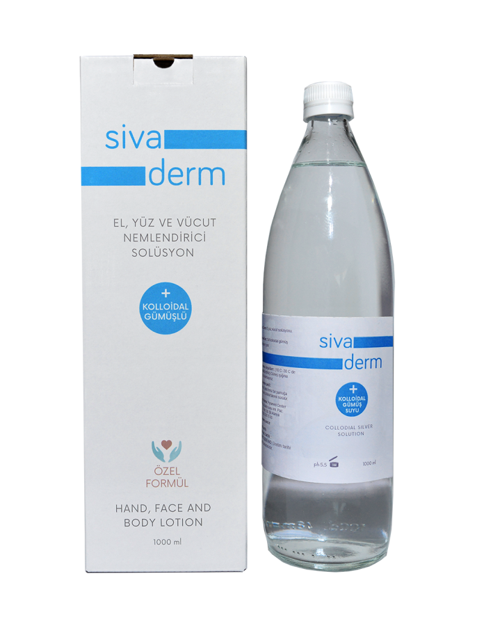 Siva Derm Kolloidal Gümüş Suyu 40 PPM 1000 ml.