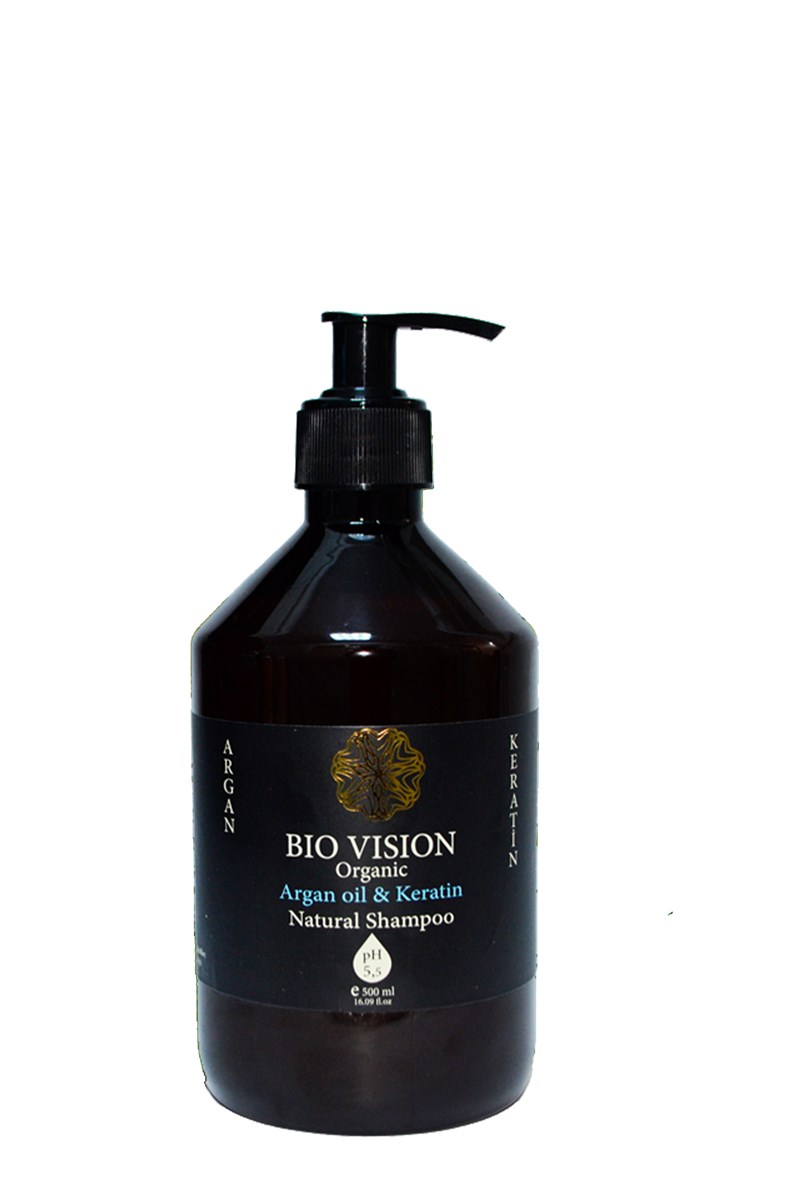 BİO VİSİON Organic Argan Oil&Keratin Şampuan 500 ml.