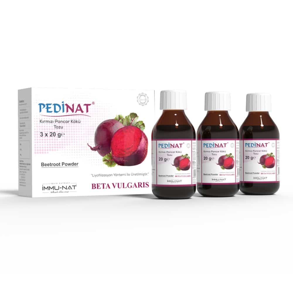 Pedinat Kırmızı Pancar Kökü Tozu 3 x 20 gr.