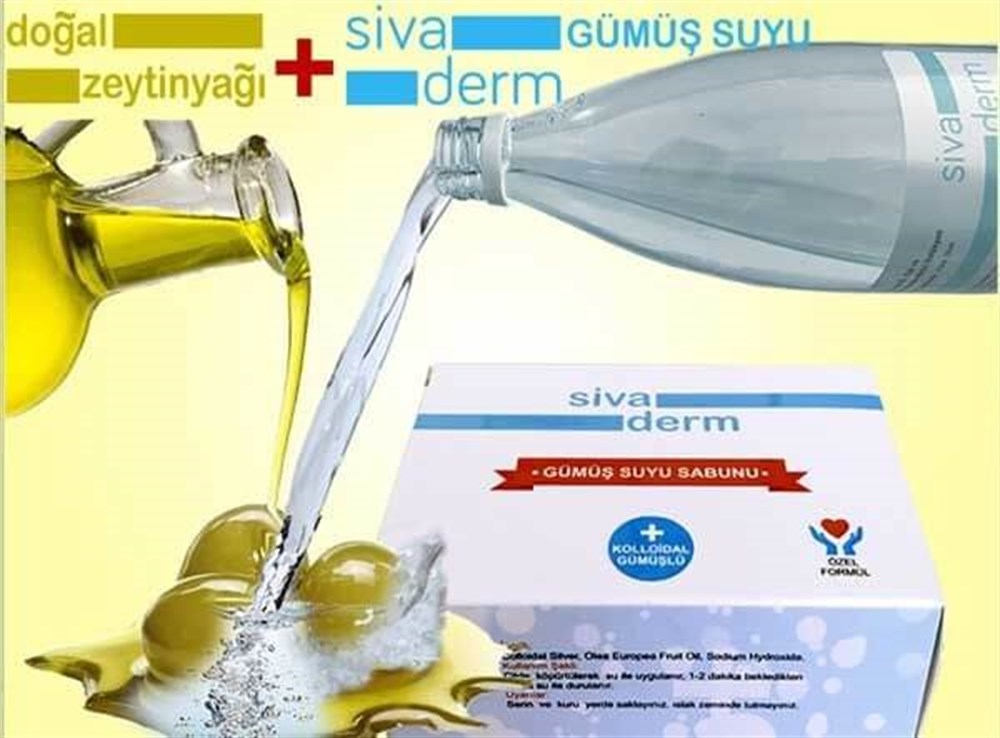 Siva Derm Gümüş Suyu Sabunu Zeytinyağlı 125 gr. - Görsel 2