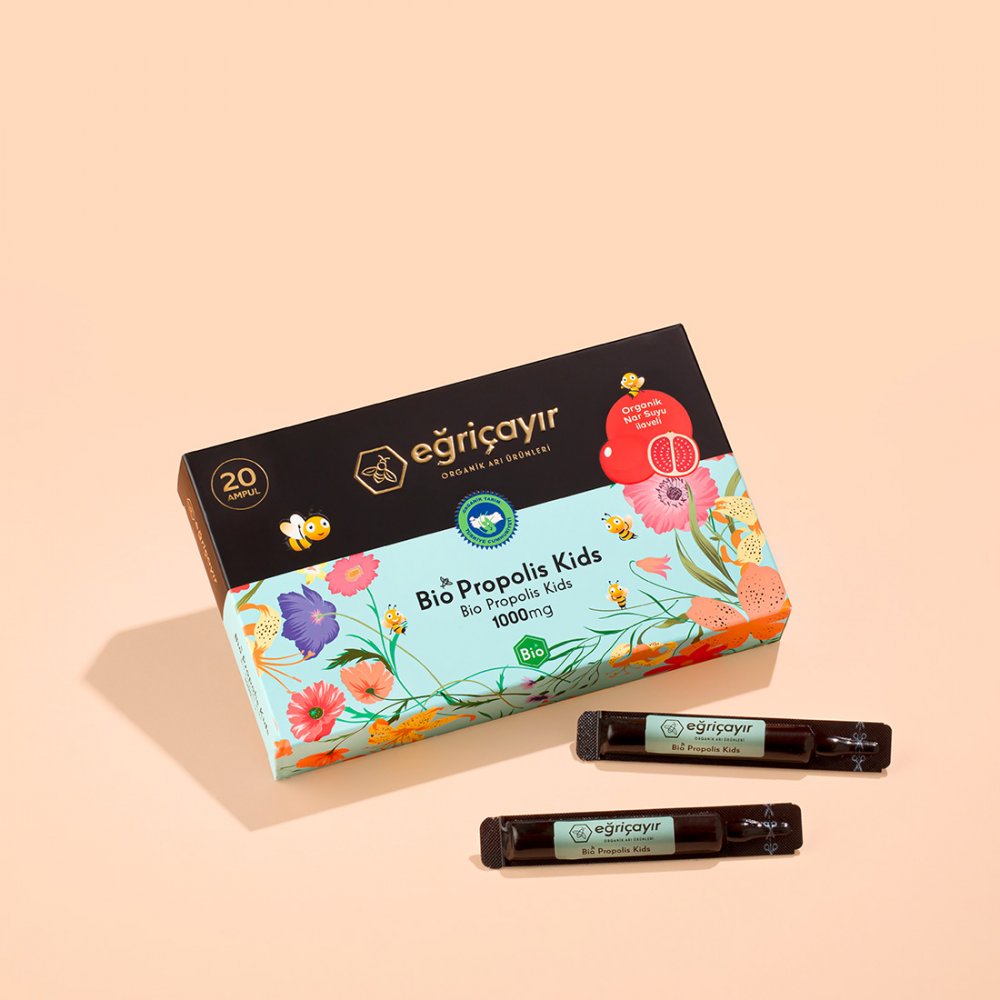 Eğriçayır Organik Propolis Ampul Kids 20 Ampul