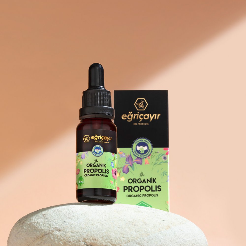Eğriçayır Organik Propolis Damla Alkol Bazlı 20 ml.