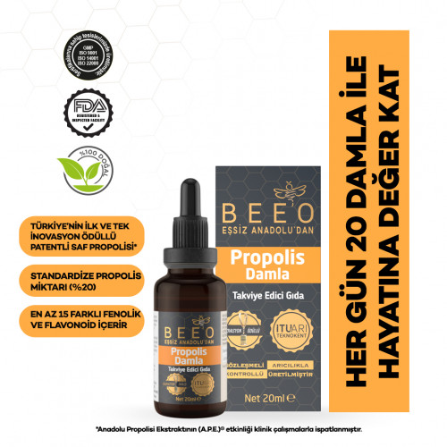 Beeo Propolis Damla 20 ml. - Görsel 8