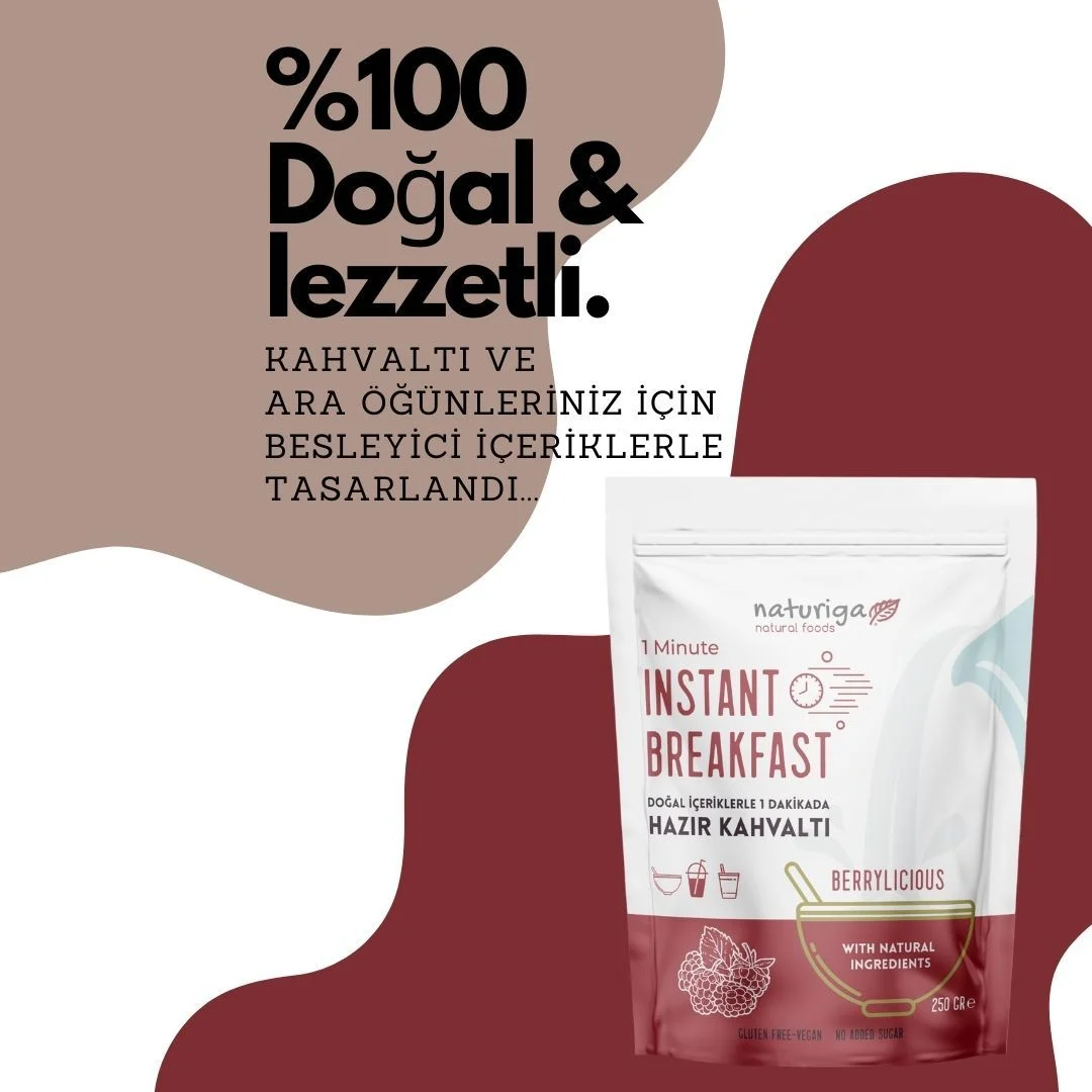 Naturiga Berry Meyveli Hazır Kahvaltı Karışımı 250 gr. - Görsel 3