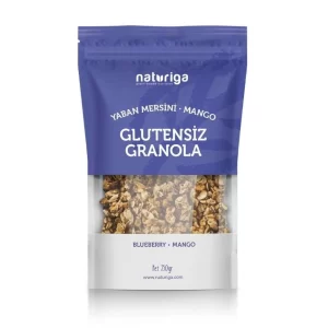 Naturiga Glutensiz Yaban mersini & Mango Granola 250 gr.