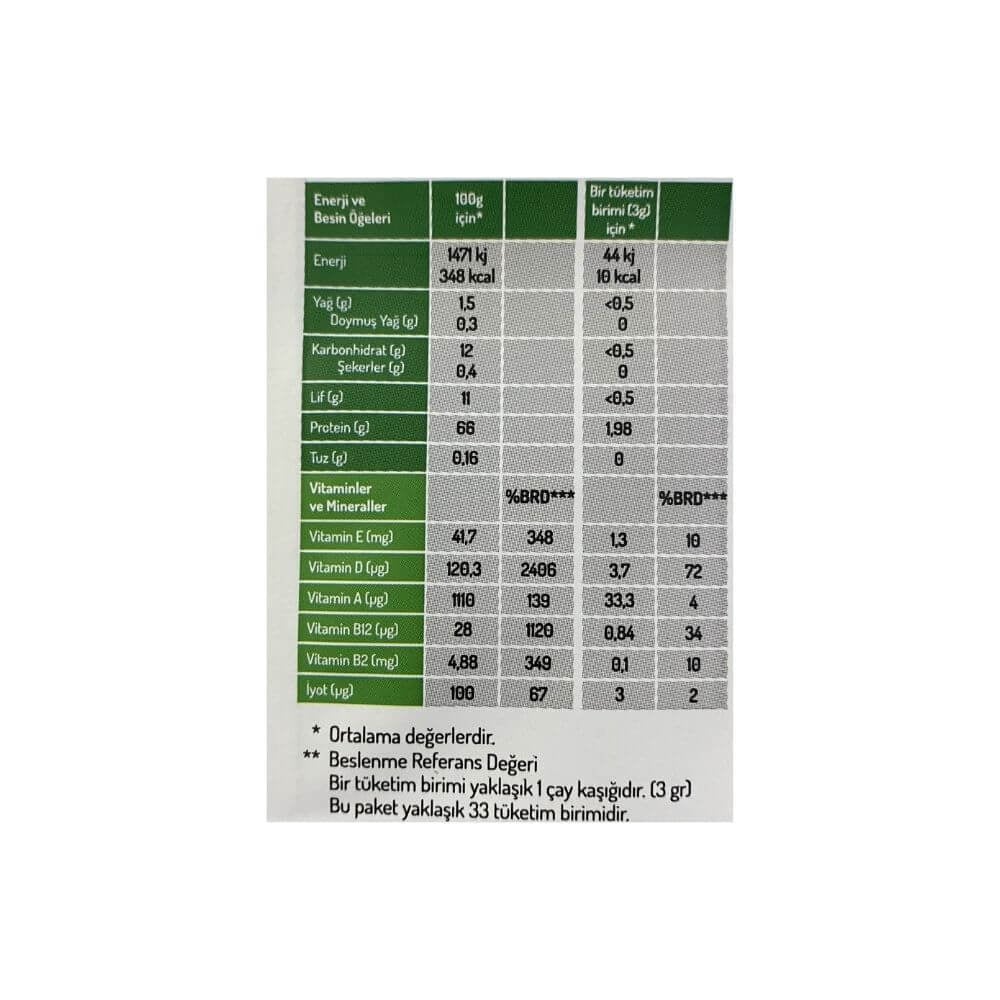 Naturiga Organik Klorella Tozu 100gr. - Görsel 2