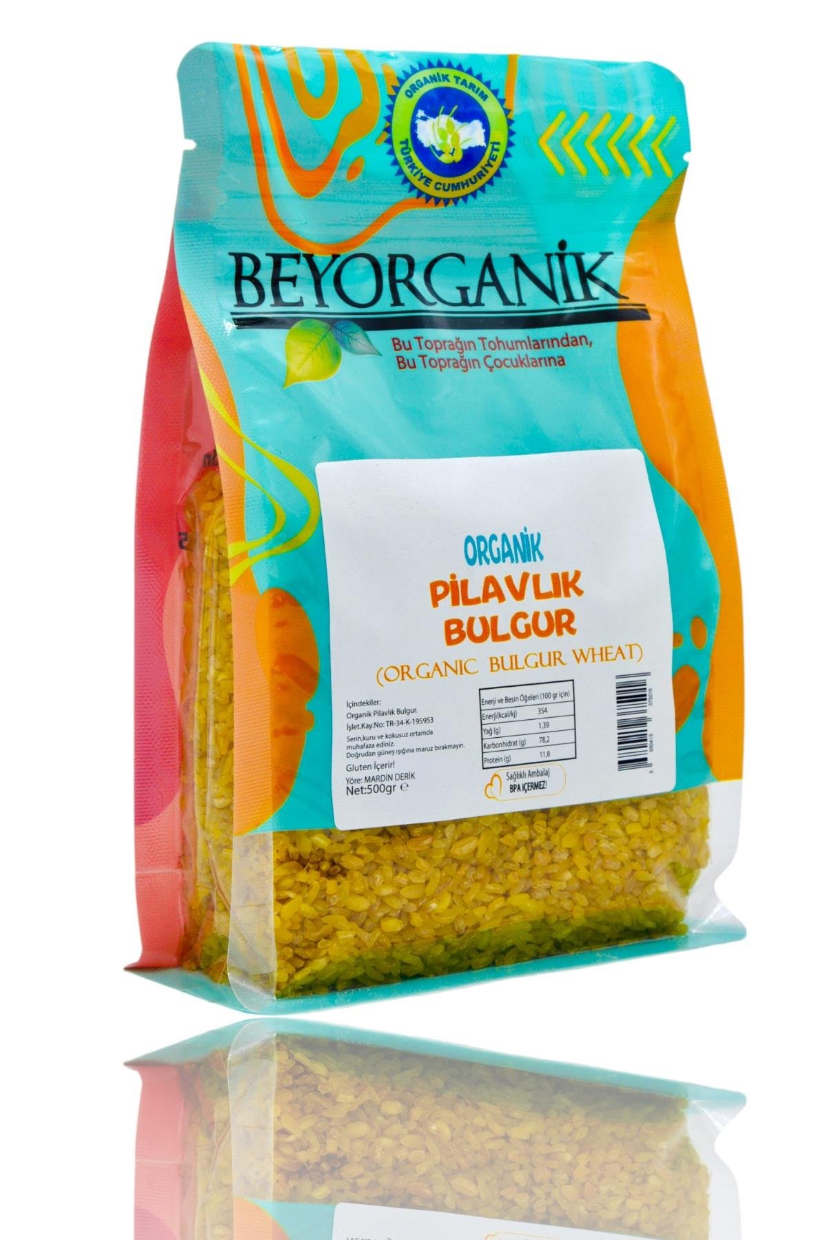 Beyorganik Organik Pilavlık Bulgur 500 gr.