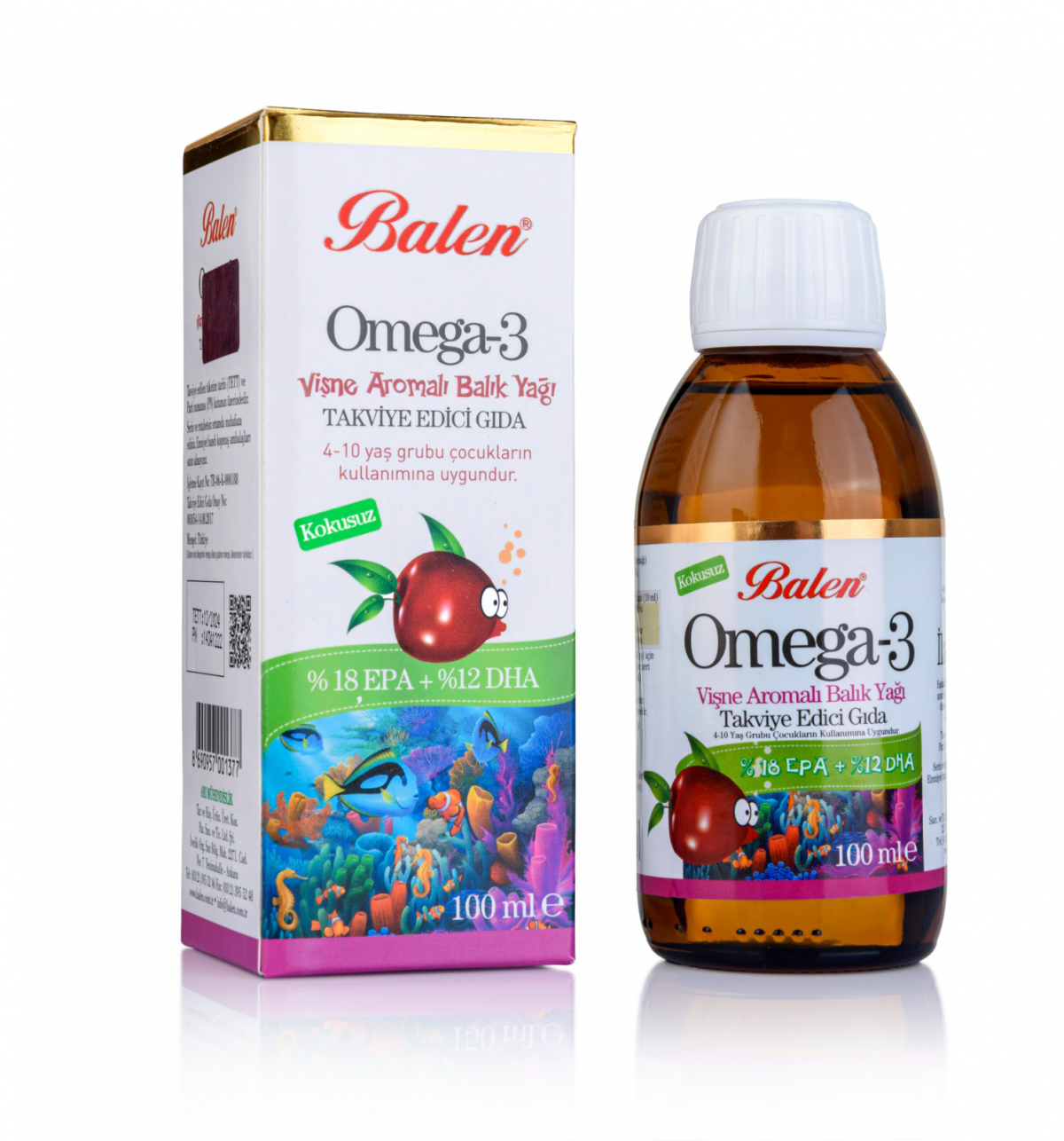 Balen Omega-3 Vişne Aromalı 100 ml. (Kopya)