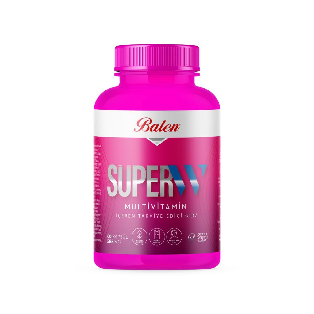 Balen Süper-w Multivitamin Kapsül (60 tablet)