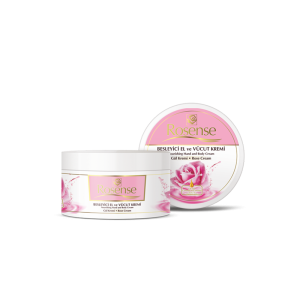 Rosense Besleyici El ve Vücut Gül Kremi - 250 ml.
