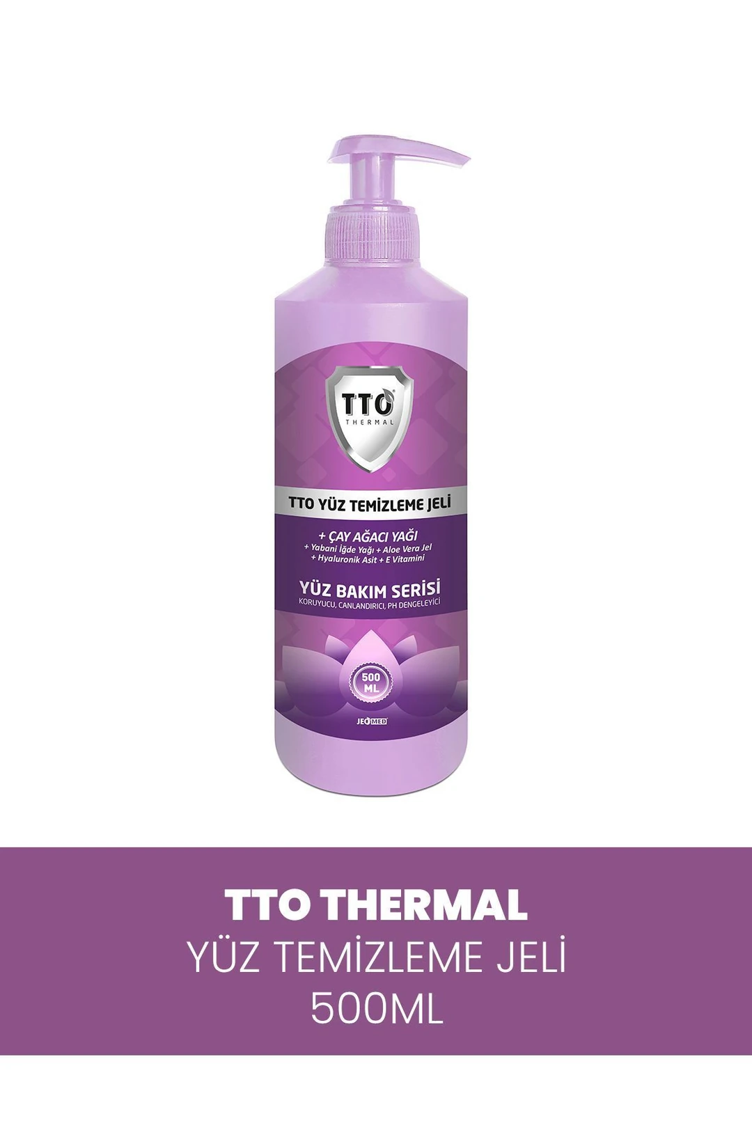 TTO Yüz Temizleme Jeli 500 ml.