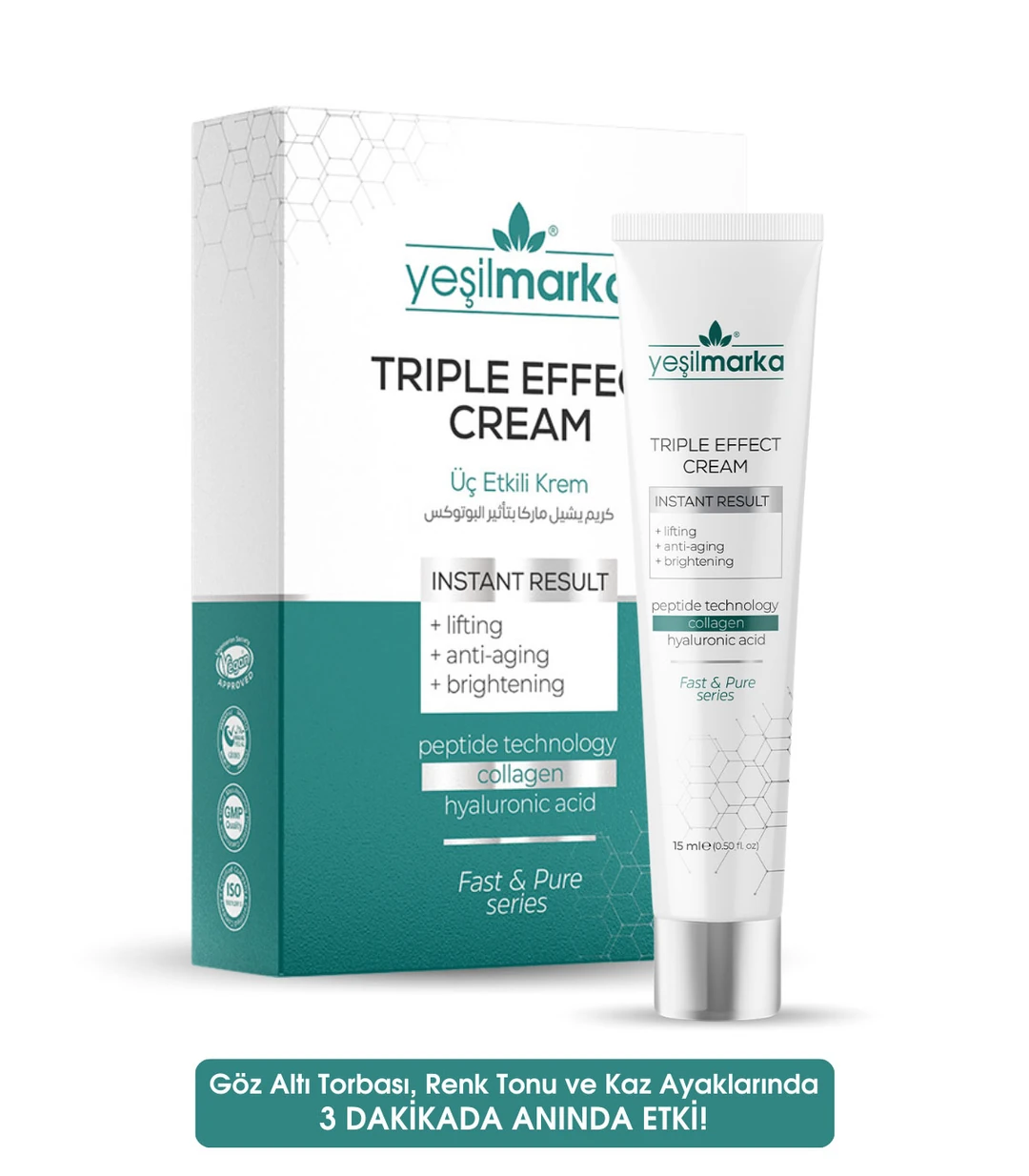 Yeşilmarka Triple Effect Krem 15 ml. - Görsel 3