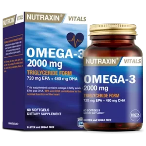 Nutraxin Omega 3 Balık Yağı (60 yumuşak kapsül)