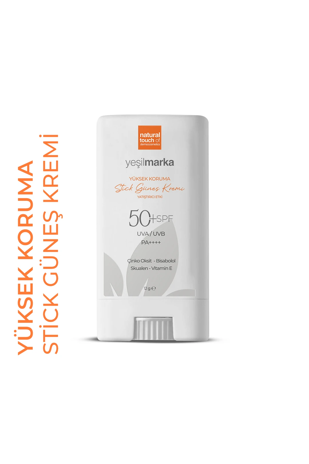 Yeşilmarka Stick Güneş Kremi 50 Faktör (SPF) 12 gr.